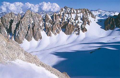 Terrain at Las Lenas ski resort.